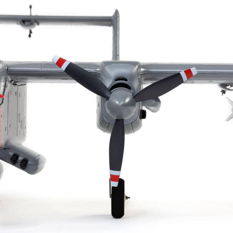 E-flite Micro OV-10 Bronco 645mm BNF Basic with AS3X and SAFE Select - EFLU35050