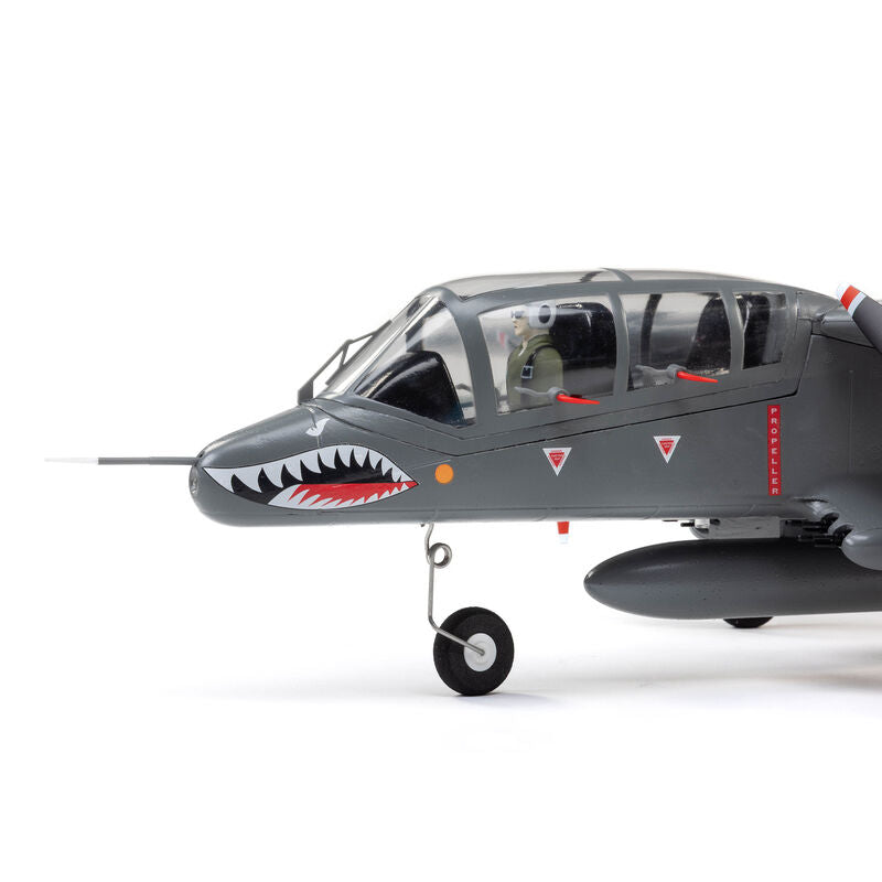 E-flite Micro OV-10 Bronco 645mm BNF Basic with AS3X and SAFE Select - EFLU35050