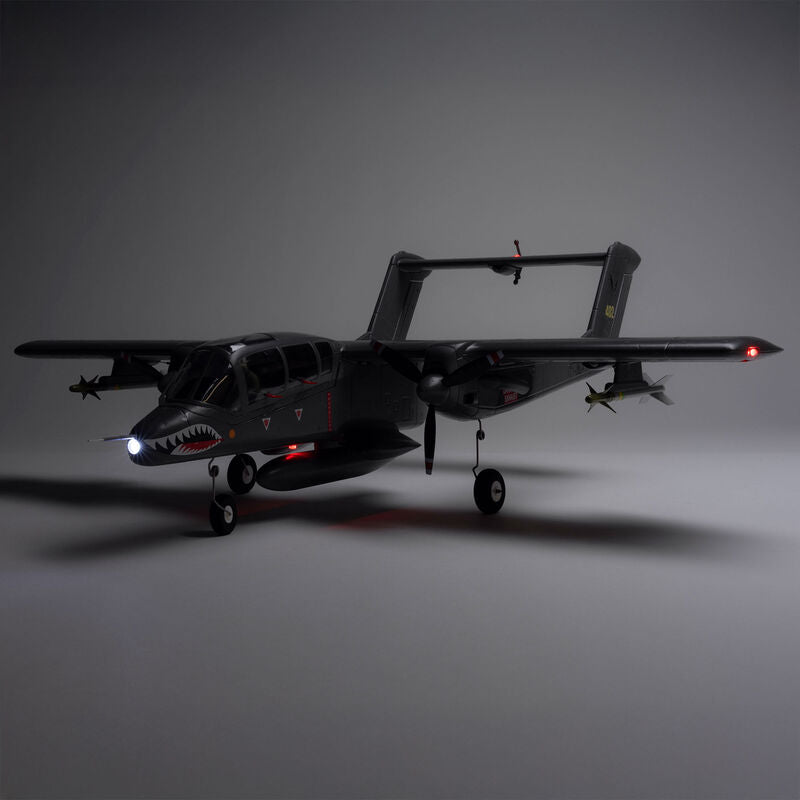 E-flite Micro OV-10 Bronco 645mm BNF Basic with AS3X and SAFE Select - EFLU35050