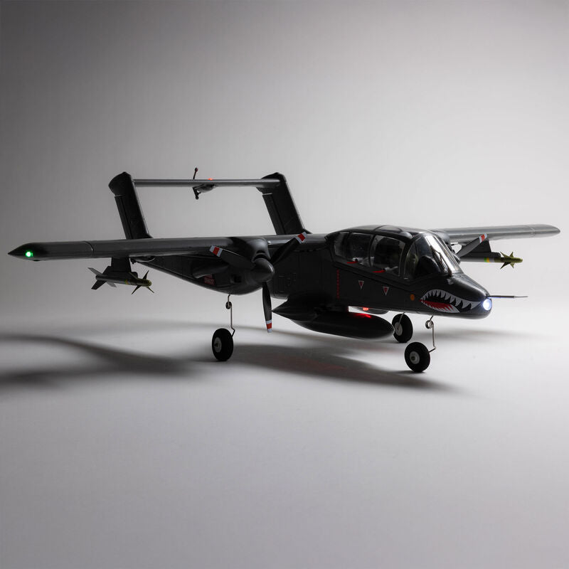 E-flite Micro OV-10 Bronco 645mm BNF Basic with AS3X and SAFE Select - EFLU35050
