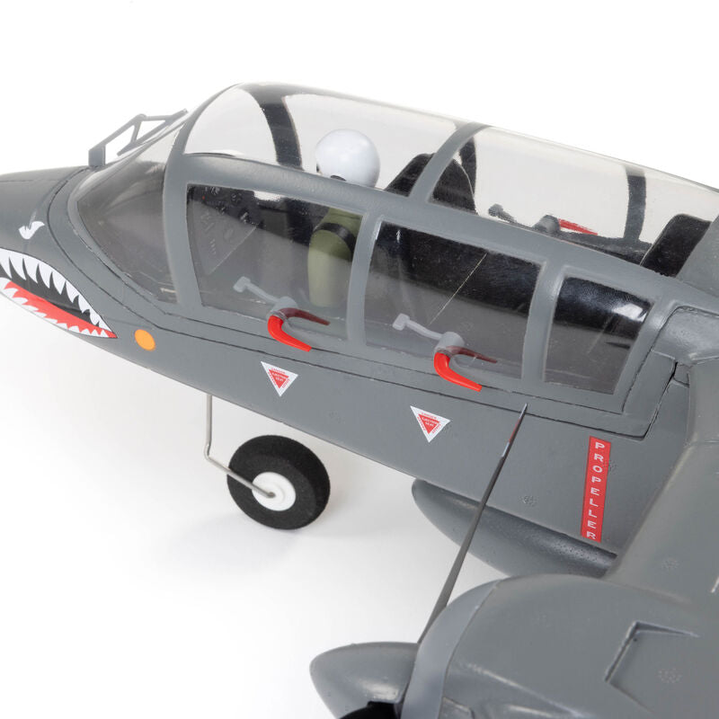 E-flite Micro OV-10 Bronco 645mm BNF Basic with AS3X and SAFE Select - EFLU35050