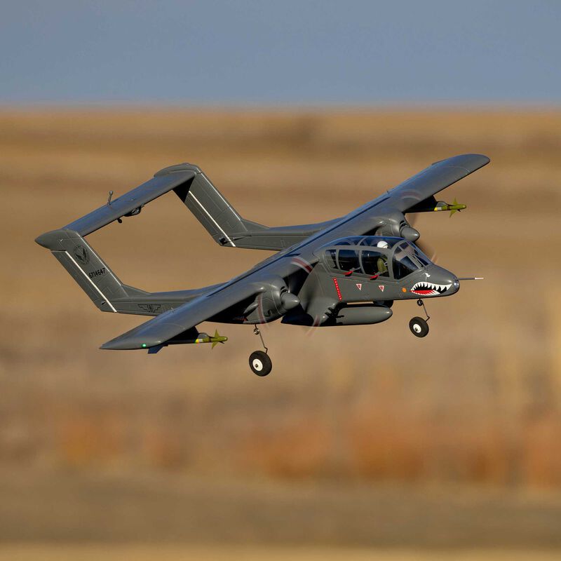 E-flite Micro OV-10 Bronco 645mm BNF Basic with AS3X and SAFE Select - EFLU35050