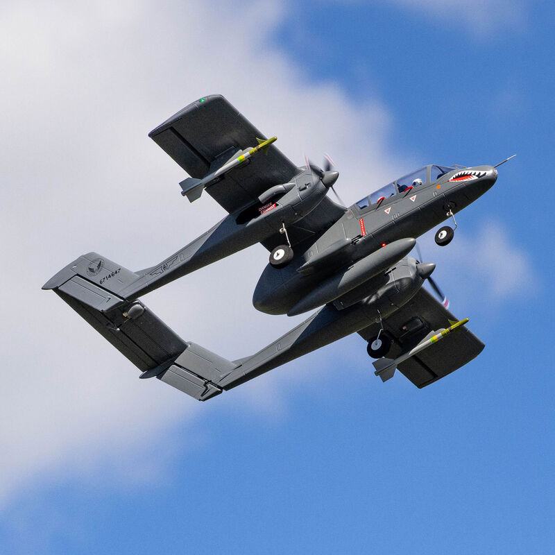 E-flite Micro OV-10 Bronco 645mm BNF Basic with AS3X and SAFE Select - EFLU35050