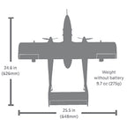 E-flite Micro OV-10 Bronco 645mm BNF Basic with AS3X and SAFE Select - EFLU35050