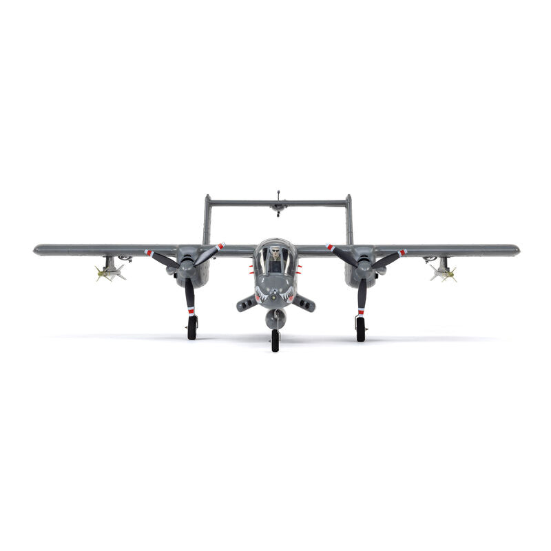 E-flite Micro OV-10 Bronco 645mm BNF Basic with AS3X and SAFE Select - EFLU35050