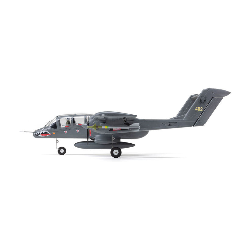 E-flite Micro OV-10 Bronco 645mm BNF Basic with AS3X and SAFE Select - EFLU35050