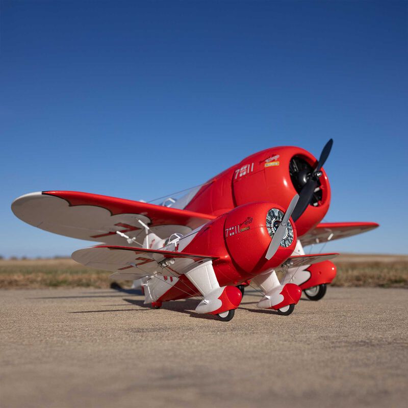 Eflite EFLU61500 UMX Gee Bee R-2 510mm BNF Basic with AS3X and SAFE Select - Hobby City NZ