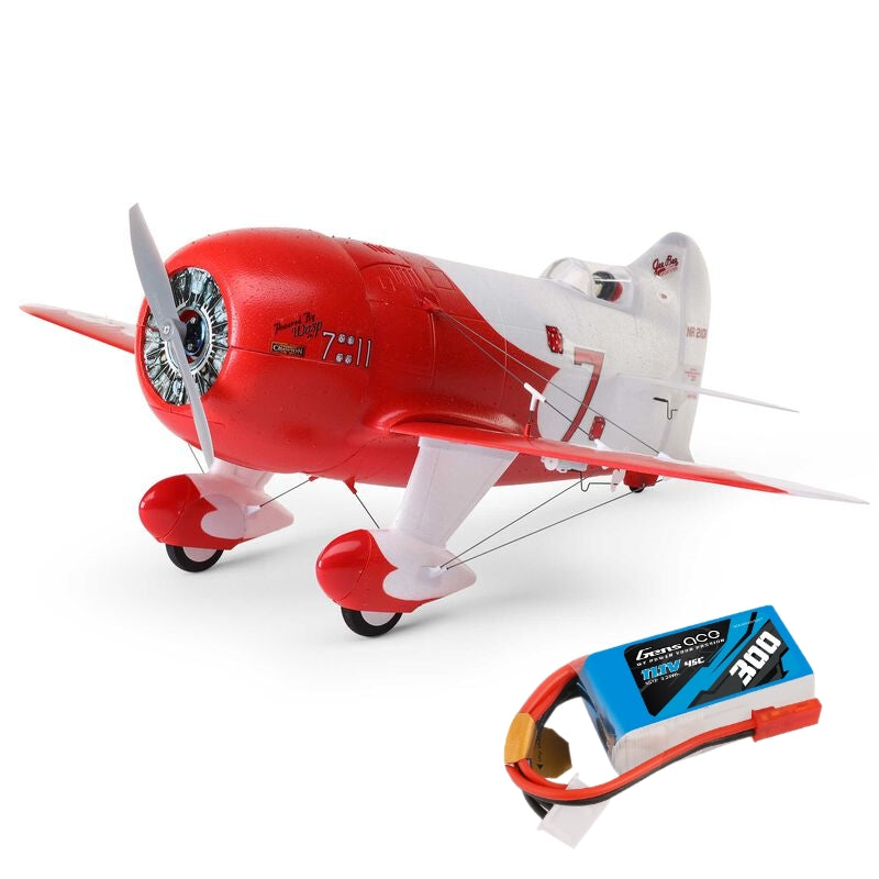E-Flite UMX Gee Bee R-2 510mm BNF Basic with AS3X and SAFE Select RC Plane