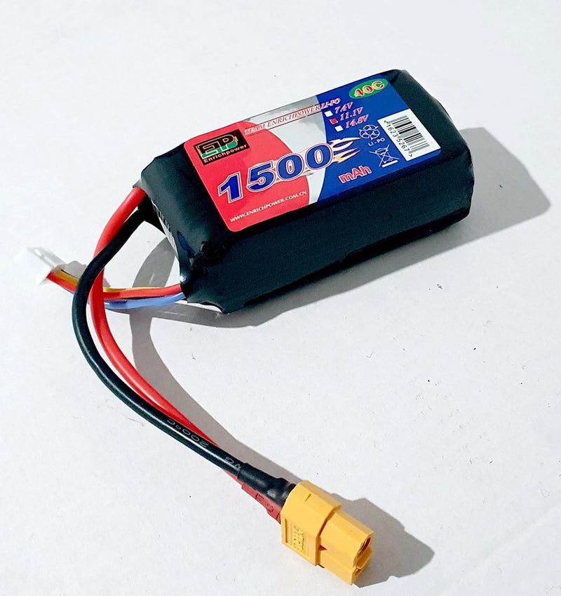 Enrich Power LP3S-1500 Li-Po 11.1v 1500mAh 40C XT60