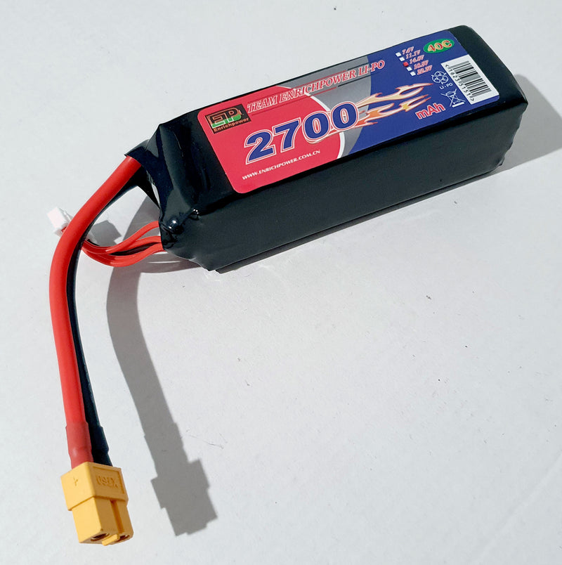 Enrich Power LP4S-2700 Li-Po 14.8v 2700mAh 40C XT60 (8452814635245)