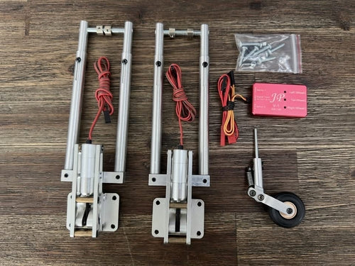 Seagull Models Optional Electric Retracts Set for DH Mosquito 80 RC Aircraft Retract Set - ER-120.285