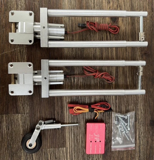 Seagull Models Optional Electric Retracts Set for DH Mosquito 80 RC Aircraft Retract Set - ER-120.285