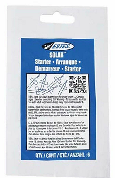 Estes 2302 Solar - Model Rocket Igniters / Starters (6 Pack)