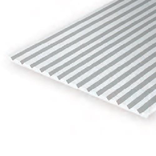 Evergreen 4188 Styrene V-Groove 0.188 Spacing (0.040 X 6 X 12") -  pieces