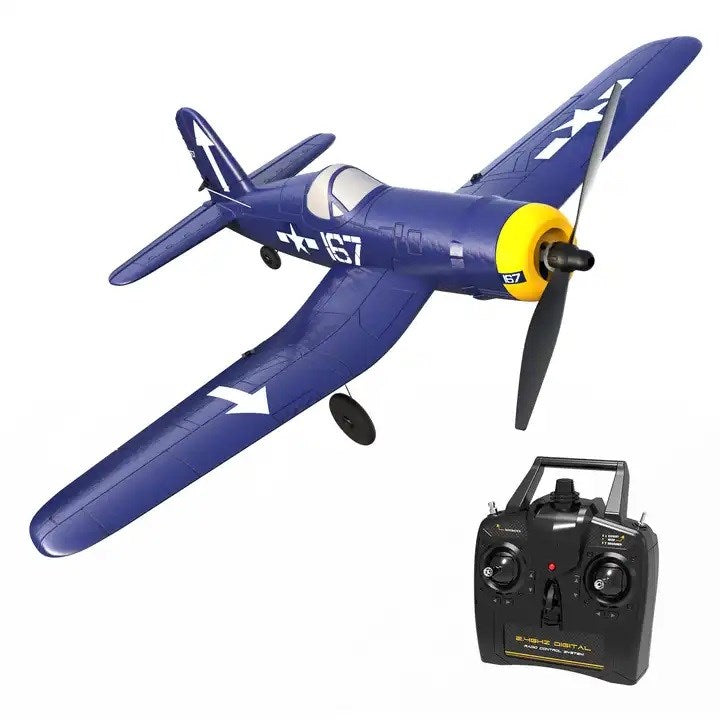 RC Plane - Ready To Fly - USA Marine F4U Corsair 400mm With 4Ch Remote and Gyro - Hobby City NZ (9104516088045)