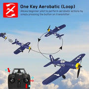 RC Plane - Ready To Fly - USA Marine F4U Corsair 400mm With 4Ch Remote and Gyro - Hobby City NZ (9104516088045)