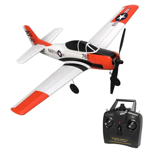 RC Plane - Ready To Fly - USA Navy - Marine T28 Trojan 400mm With 4Ch Remote and Gyro (8338260623597)