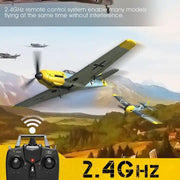 RC Plane - Ready To Fly - WWII Messerschmitt BF109 400mm With 4Ch Remote and Gyro - Hobby City NZ (9104516153581)