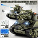 RC Battle Tank - Ready To Run - WWII USA M4A3 1/18 Remote Included (8338260852973)
