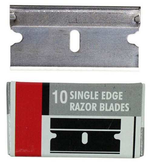 Excel Tools 20009 Single Edged Razor Blades Pk10 (10908988807)