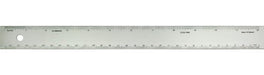 Excel 55775 Deluxe Aluminum Conversion Ruler 12" (30cm) (6612269498417)