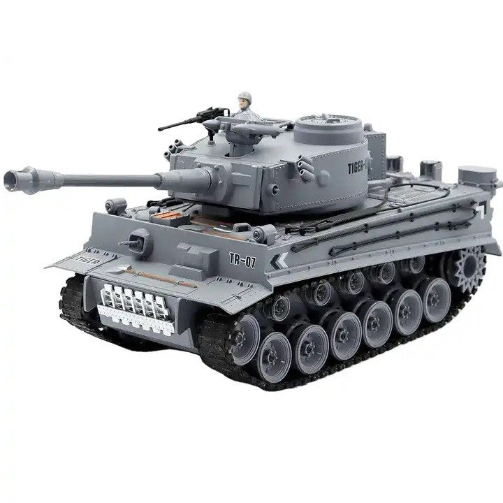 RC Battle Tank - Ready To Run - WWII German Tiger 1/18  Remote Included