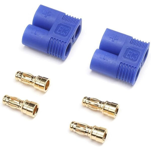 Eflite EFLAEC302 EC3 Battery Connector Brass Female and Case (2) (8446599004397)