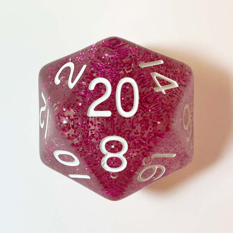 MDG MDG20820 Mega Acrylic d20: Ethereal Light Purple (9003876221165)