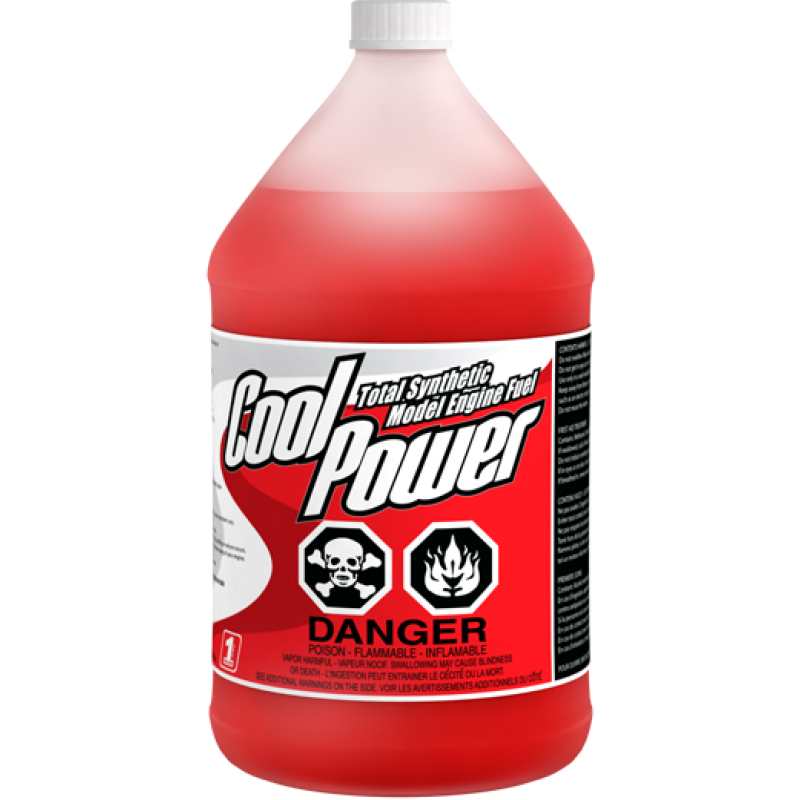 Cool Power F-CP-H20 HELI 20% Nitro Fuel Synthetic Model Engine Fuel Ringed Engine (1 Gallon Bottle) - Hobby City NZ
