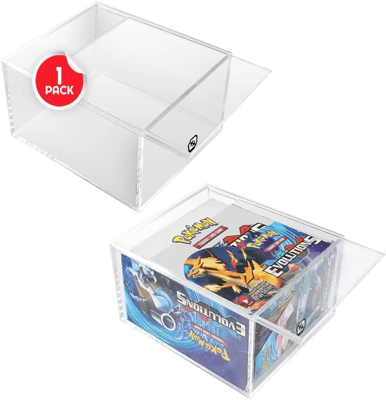 EVORETRO 7573 Pokemon Booster Box Protective Case w/ Sliding Lid (9250476261613)