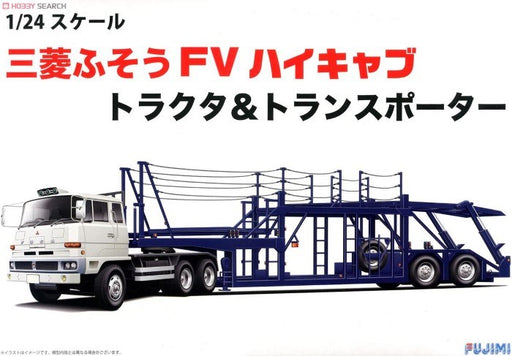 Fujimi 012018 1/24 Mitsubishi Fuso FV High-Cab Tractor & Transporter (8324801036525)