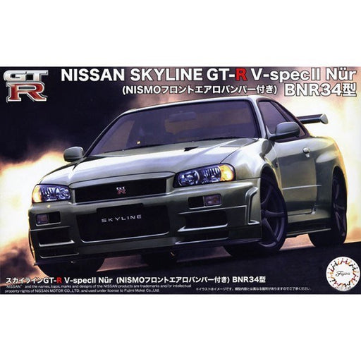 Fujimi 046662 1/24 Nissan Skyline GT-R (BNR34) V-Spec II Nur w/Nismo Front Aero Bumper (9075208225005)