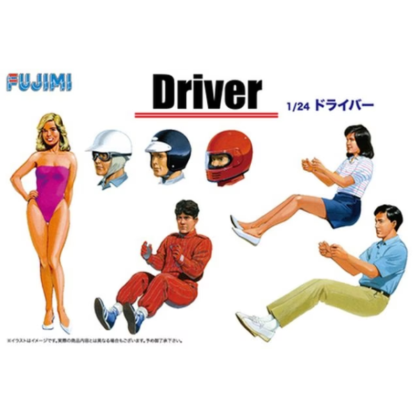 Fujimi 116600 1/24 Driver Figures Set - Hobby City NZ (7597353566445)