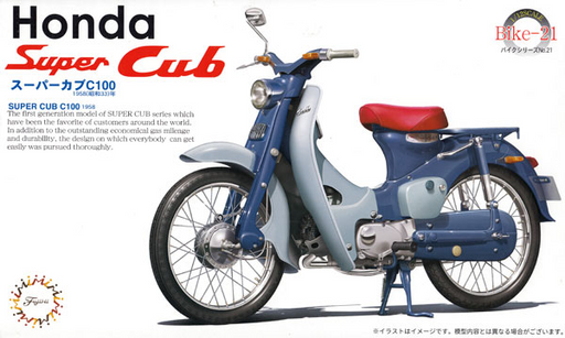 Fujimi 141855 1/12 1958 Honda Super Cub C100 (9075206553837)
