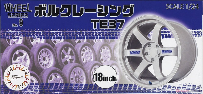 Fujimi 193502 1/24 W&T set: 18" Volk R TE-37 (9075204980973)