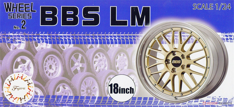 Fujimi 193687 1/24 W&T set: 18 BBS LM