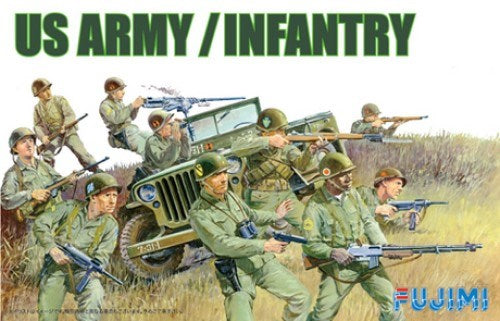 Fujimi 76121 1/76 USA: Army Infantry (7647760417005)
