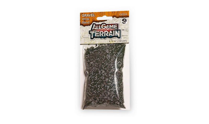 Woodland Scenics G6534 White Blend Gravel (8932309631213)
