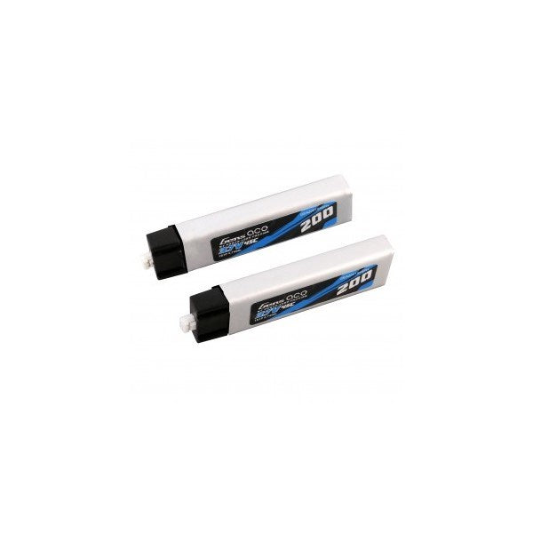 Gens Ace GA0200-1S45-X2 200mAh 3.7V 1S1P 45C LiPo w/UMX Plug (2pcs)