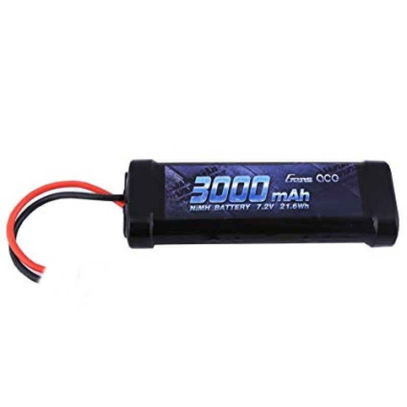 Gens Ace GA3000-7.2-XT60 Gens Ace 7.2V NiMh 3000mAh Stick pack With Quality 14Awg Silicone Wire & XT60 Plug