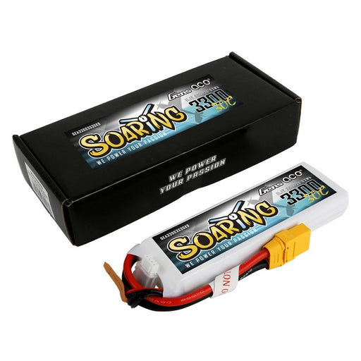 Gens Ace GA3300-3S30-S-EC5 Gens Ace 3300mAh 3S 11.1v 30C 131x43x20mm 252g EC5 Plug XH Balance Soaring Series - Hobby City NZ