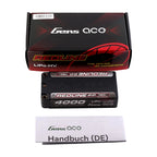 Gens Ace Redline 2.0 4000mAh 2S 7.4V 140C HardCase 130# Shorty Lipo Battery with 5.0mm Bullet Connector - GA4000-2S140-S-RL2.0