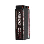 Gens Ace Redline 2.0 4600mAh 2S 140C 7.4V HardCase 64# LiPo Battery with 5.0mm Bullet - GA4600-2S140-S-RL2.0