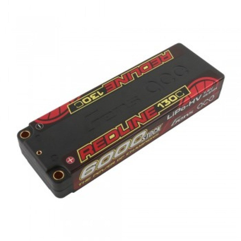Gens Ace GA6000-2S130-CAR-LP Redline HV RAce Series 6000mAh LCG 7.6v 130C 5mm Plug 276g 23mm High