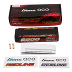 Gens Ace Redline 2.0 6800mAh 2S1P 7.6V 140C HardCase HV RC LiPo Battery (4)