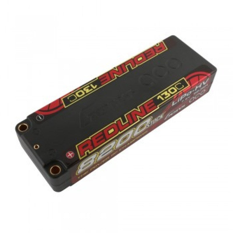 Gens Ace GA8200-2S130-CAR Gens Ace Redline HV Race Series 8200mAh 2S 7.6v 130C 5mm Plug 301g