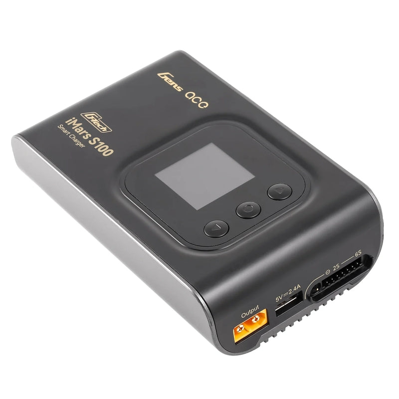 Gens Ace IMars S100 G-Tech Smart AC Balance Battery Charger 1-6S LiPo 10A/100W (4)