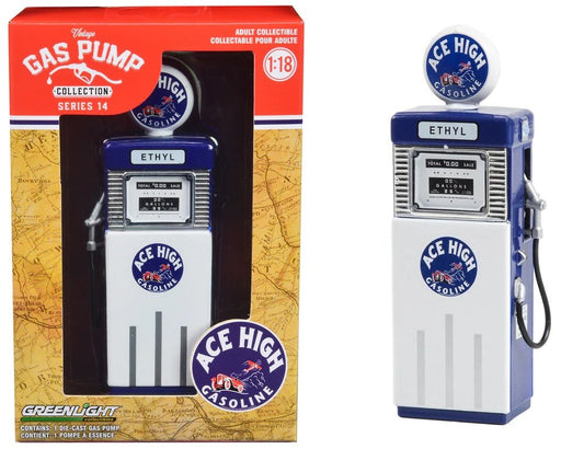 Greenlight GL-14140-B 1/18 1951 Wayne 505 Gas Pump- Ace High (8404528169197)