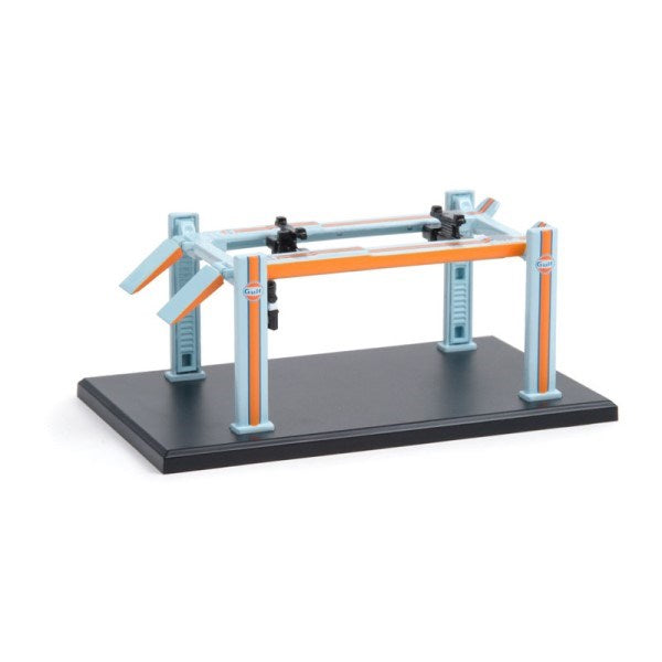 GreenLight 16100-B 1/64 Automotive Four-Post Lift - Gulf Oil (8868019994861)