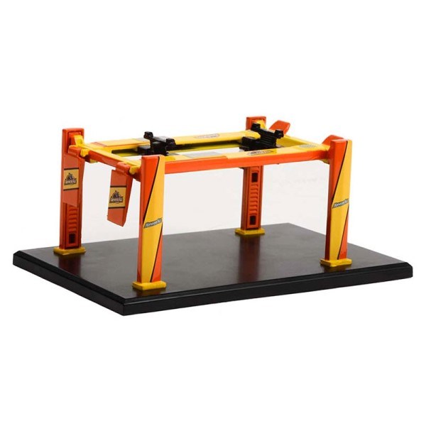 GreenLight 16150-A 1/64 Automotive Four-Post Lift - Armor All (8868023861485)